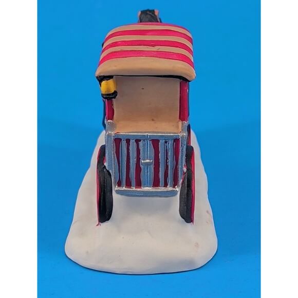 Christmas Valley Collectible Traveling Medicine Show Figurine w Box VTG Holiday - Picture 5 of 16